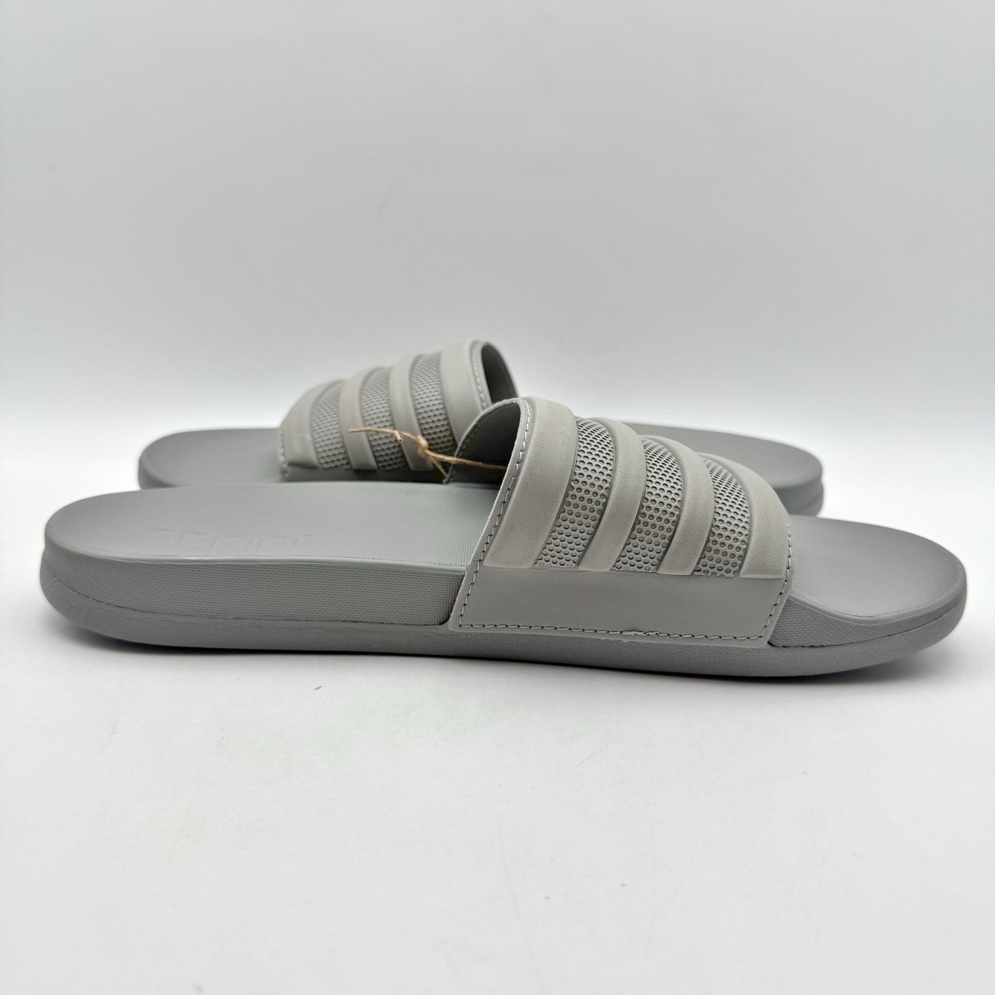 Adidas Mens Adilette Comfort Mono Slide Sandals US 7 Grey Casual NIB