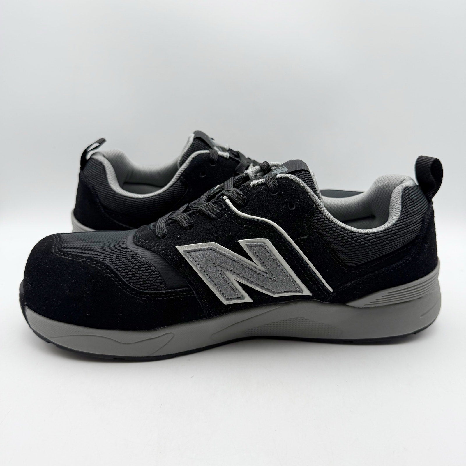 New Balance Mens Elite Lite Composite Toe Work Sneakers US 8.5 Black SR NIB
