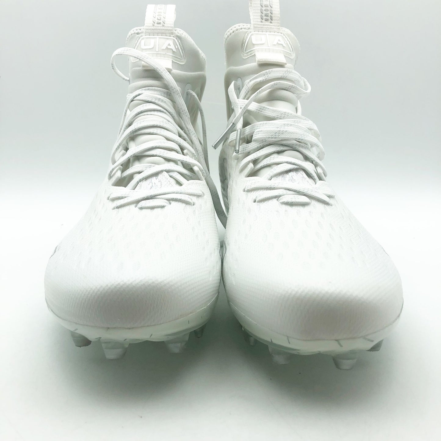 Under Armour  Mens Spotlight Lux MC 2.0 Football Cleats 8.5 White Silver NWOB
