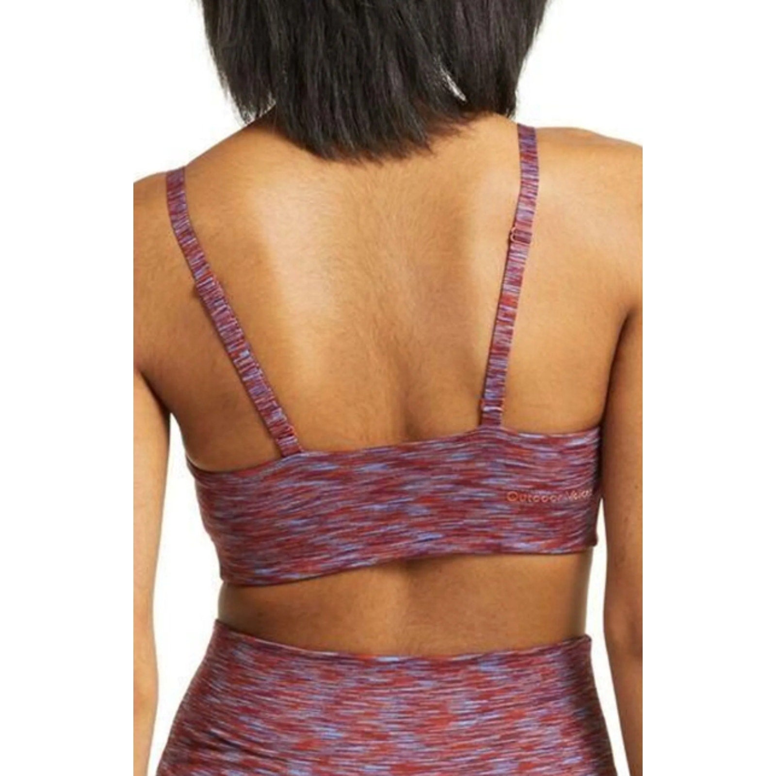 OUTDOOR VOICES FreeForm Flow Bralette Sports Bra XXL Purple Blue Heatwave NWT