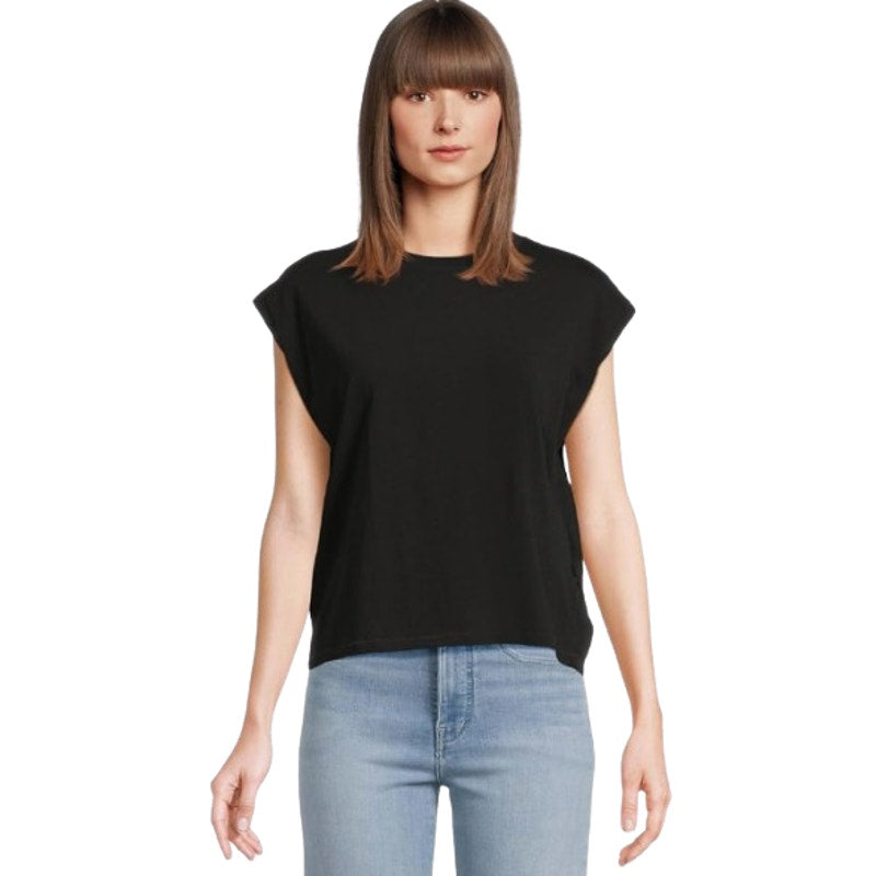 MADEWELL Women's Northside Vintage Muscle Tank Top Medium Jet Black PO195 NWT