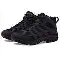 Merrell Womens Moab 3 Tactical Work Mid Boots US 6 M Black Leather WP NWOB