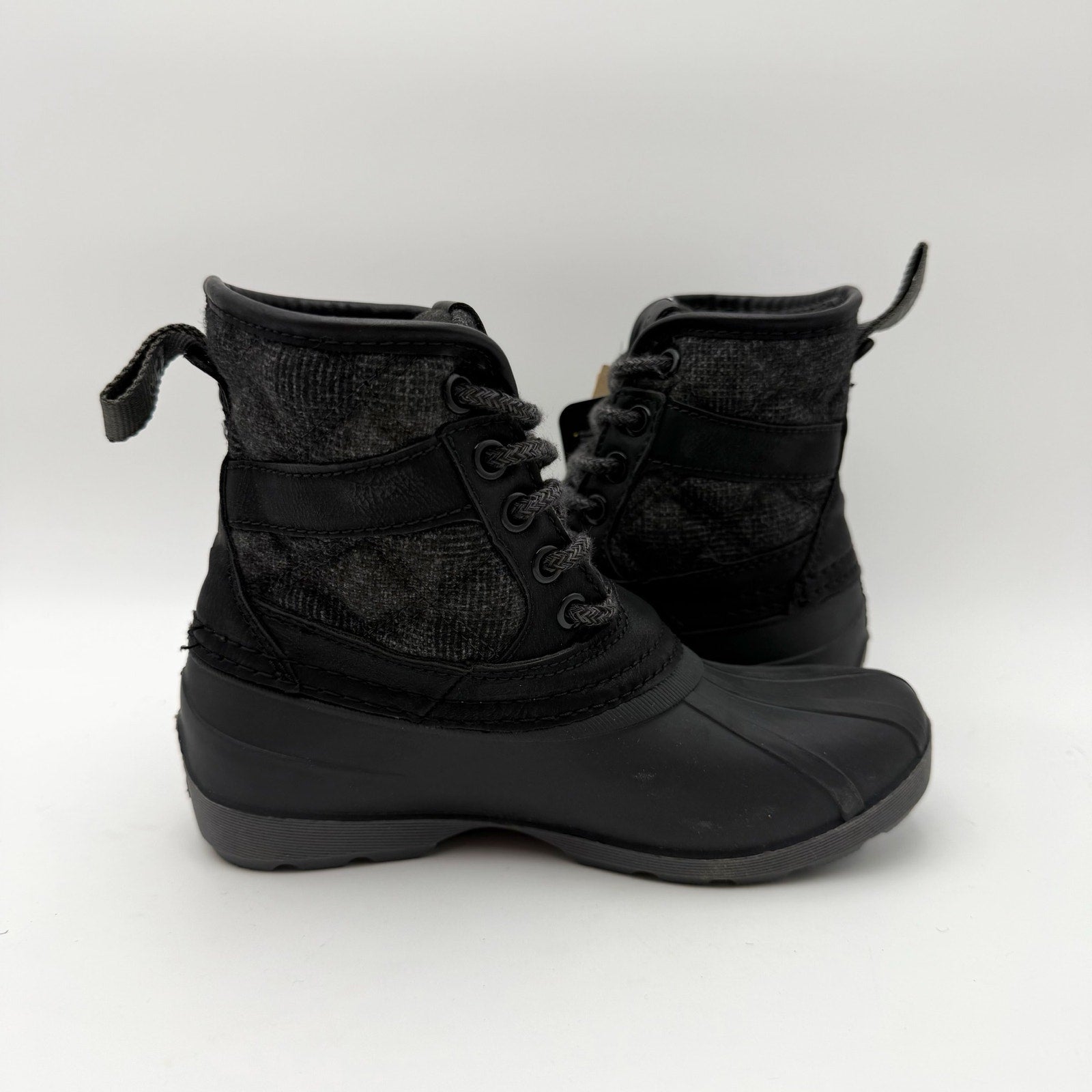 Kamik Girls Mid-Calf Winter Boots US 12 EU 30 Black Waterproof Insulated NIB