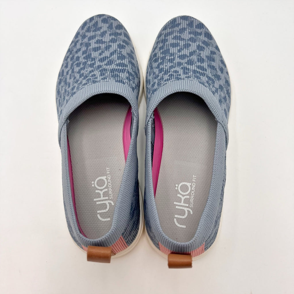Ryka Womens Hera Slip-on Casual Sneakers Size 6 M EU 36 Blue Print NWOB