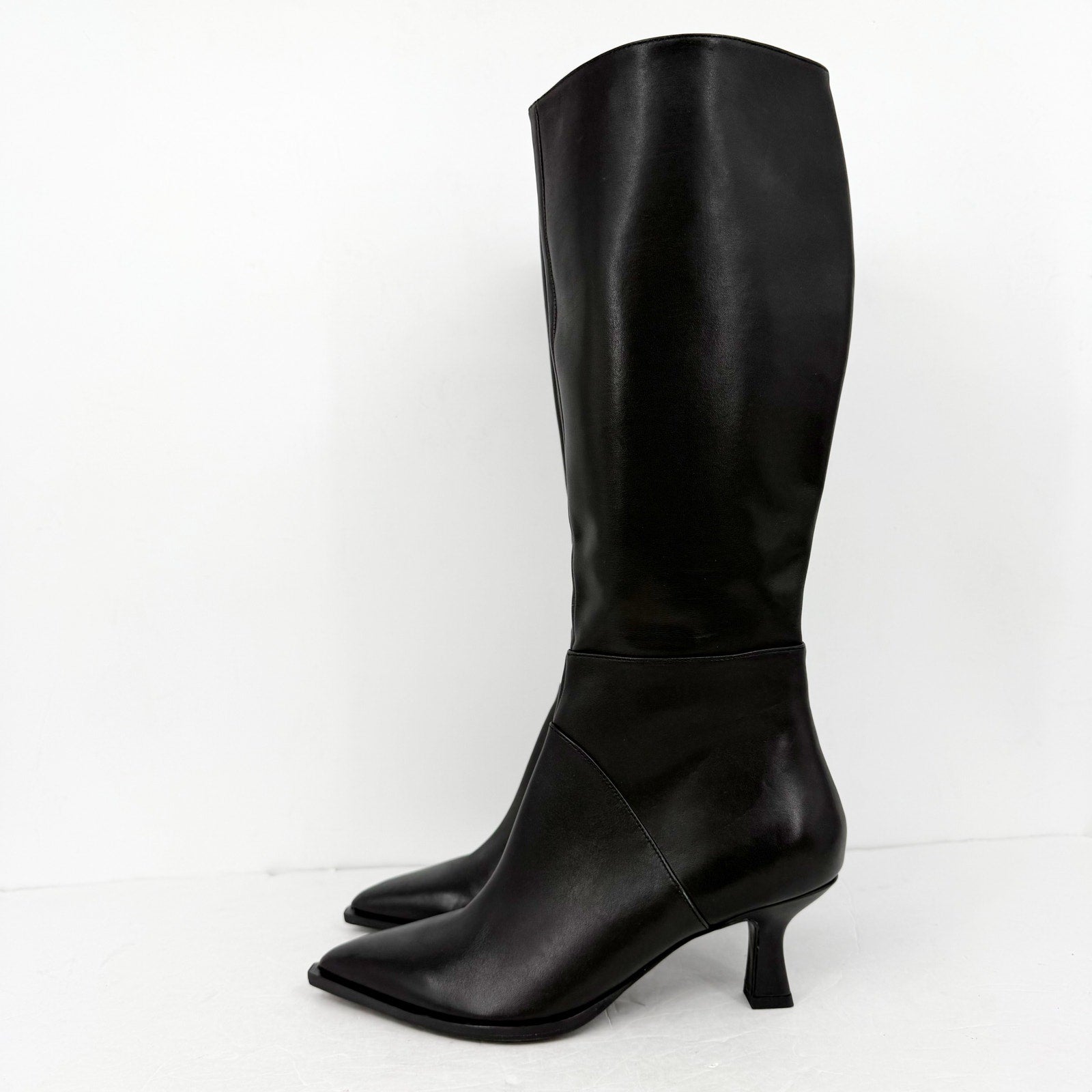 Dolce Vita Womens Ashton Knee High Boot US 10 M EU 40.5 Black Leather NWOB