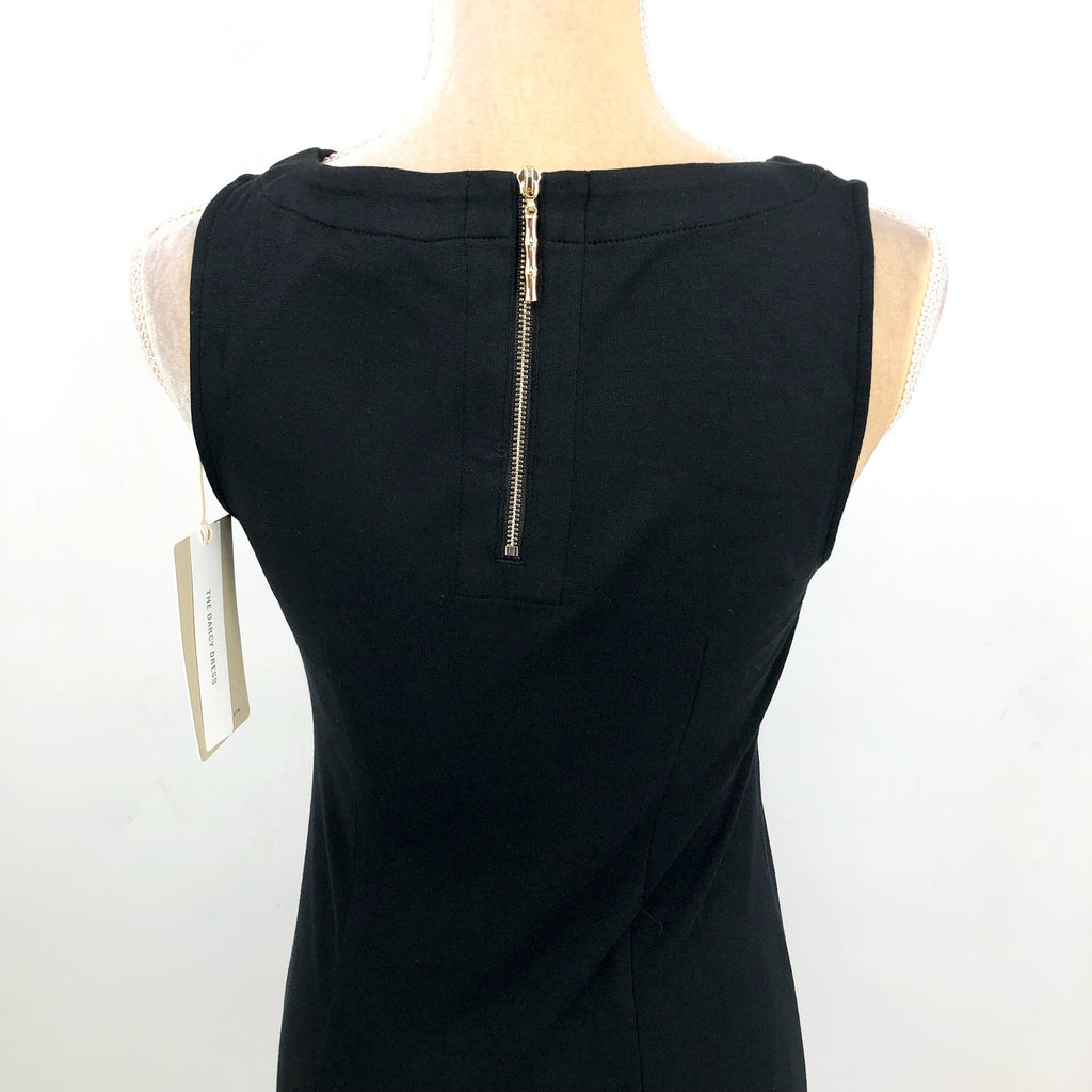 TOMMY BAHAMA Women's Darcy Flounce Dress XS Black Sleeveless NWT