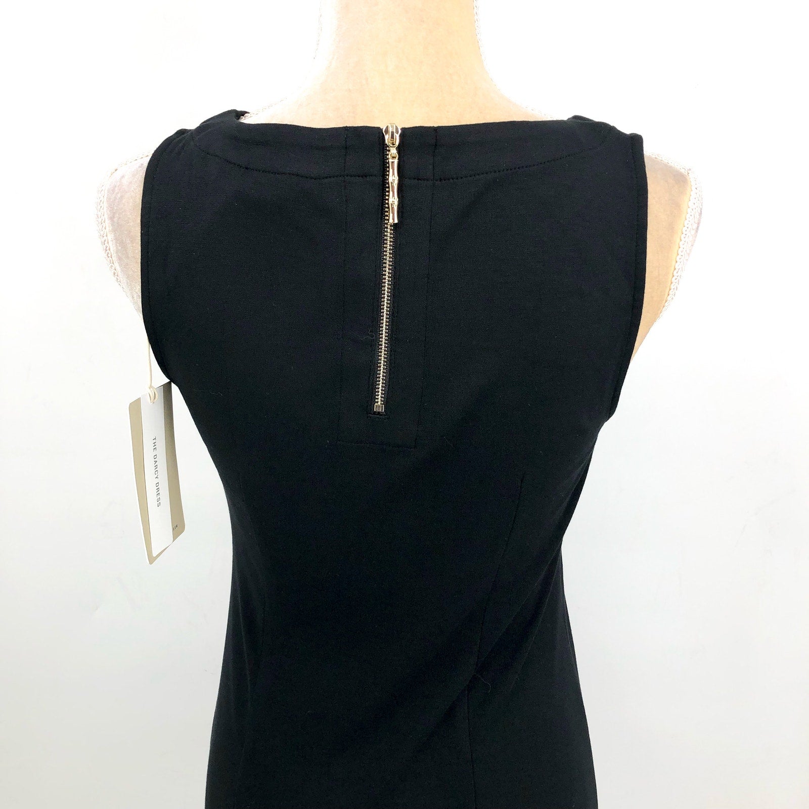 TOMMY BAHAMA Women's Darcy Flounce Dress XS Black Sleeveless NWT
