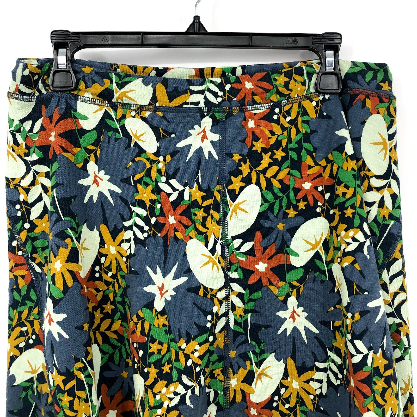 Toad & Co Womens Seleena Skort Medium Midnight Blue Floral Built in Short NWT