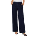 LIVERPOOL Womens Kelsey Wide Leg Denim Trousers US 10 Size 30 Blue Indigo NWT