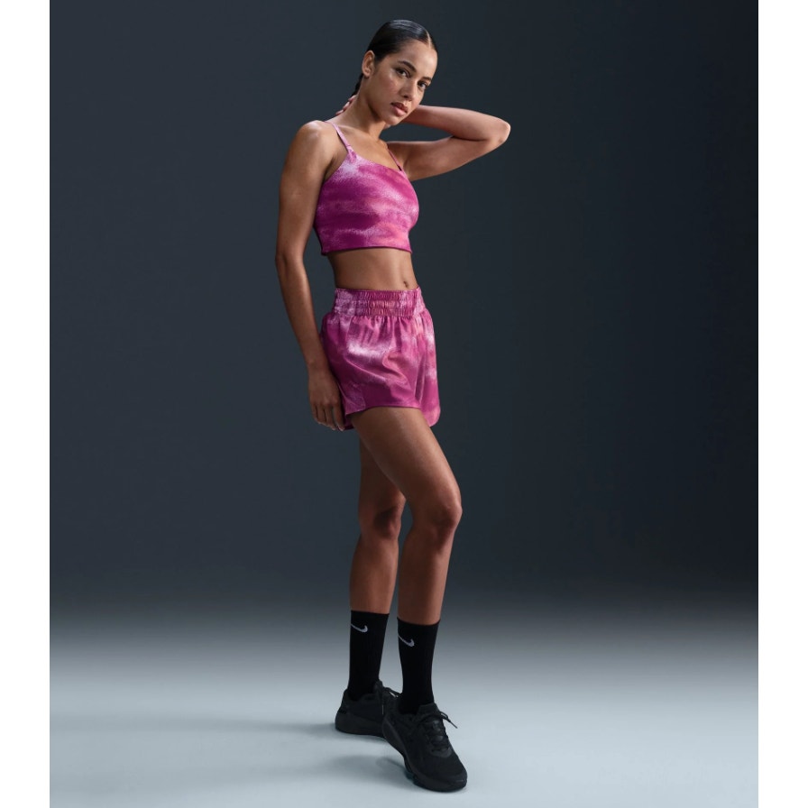 NIKE One Convertible Longline Sports Bra XS Pink Fuchsia Light Support NWT