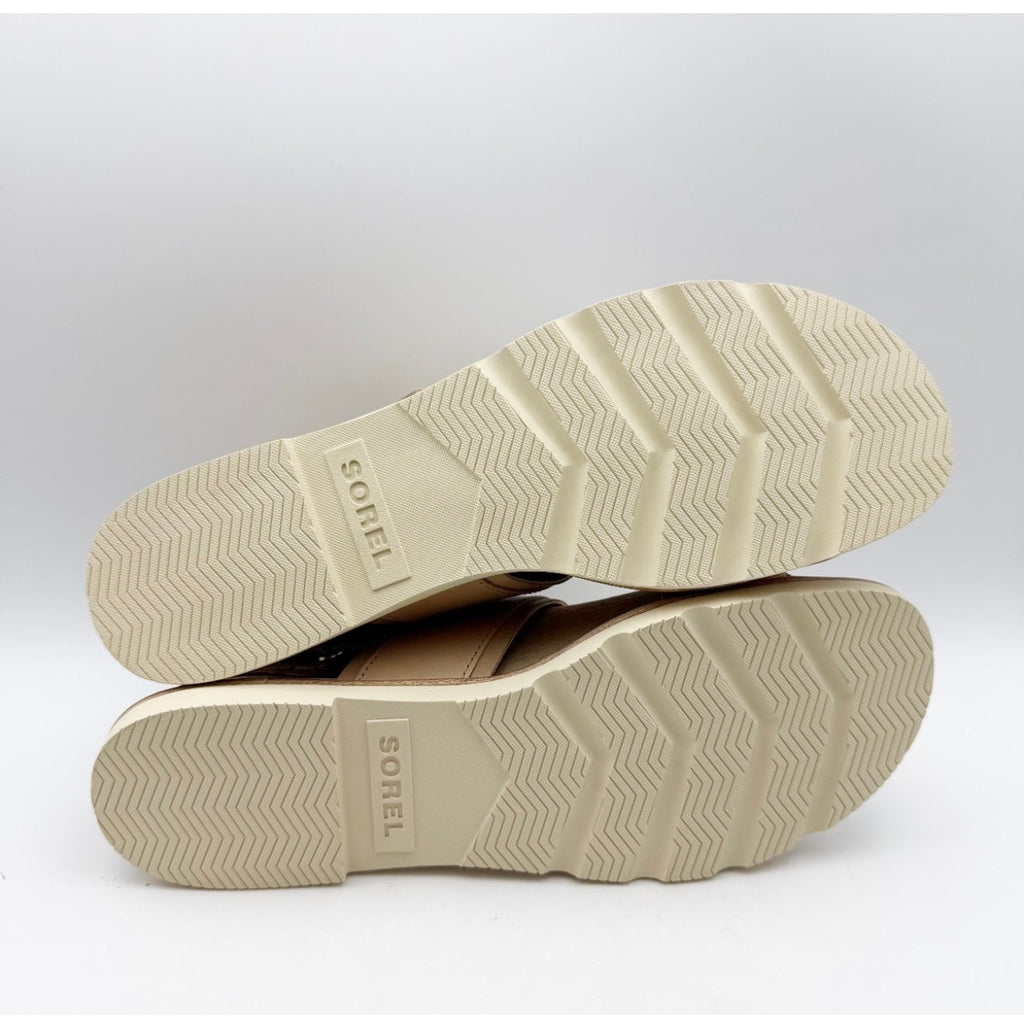 Sorel Women's Ella III Slingback Sandals Size 9 Honest Beige Honey White NIB