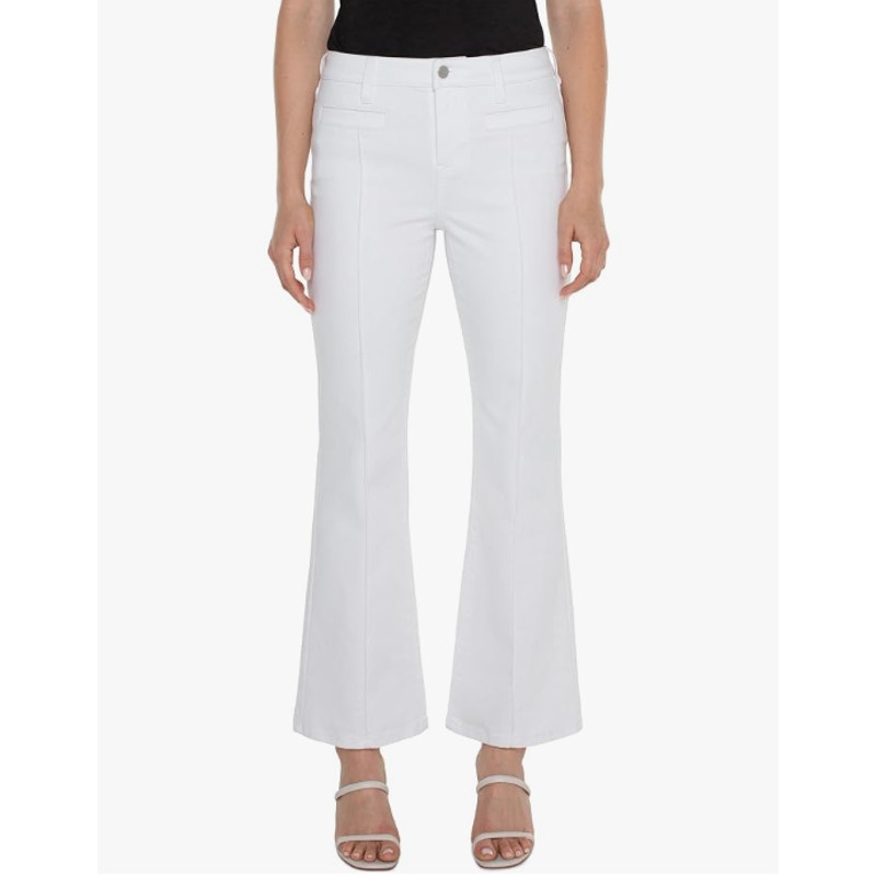 LIVERPOOL Womens Lucy Bootcut Jeans Size 31 US 12 Bright White Midrise NWT