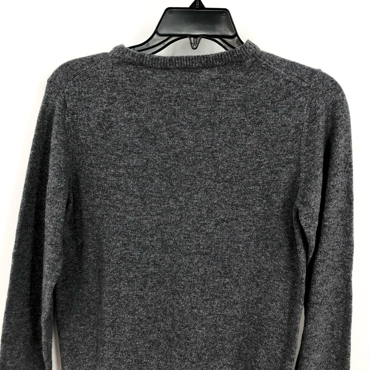 ACTIVE CASHMERE Women's Fitted Cashmere Sweater XS Charcoal Gray Crewneck NWT