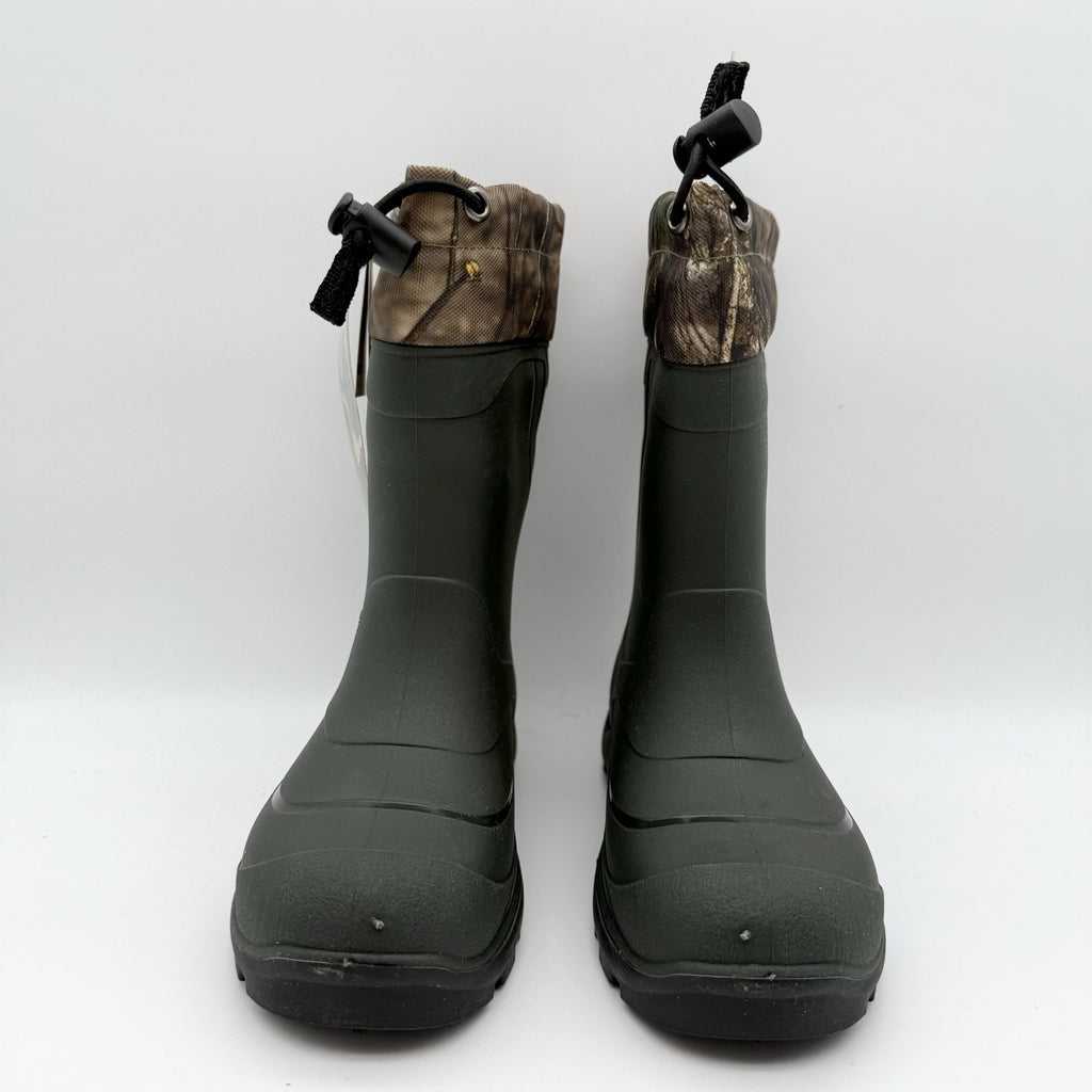 Kamik Kids Snobuster 2 Winter Boots US 12 EU 30 Green Camo Waterproof NIB