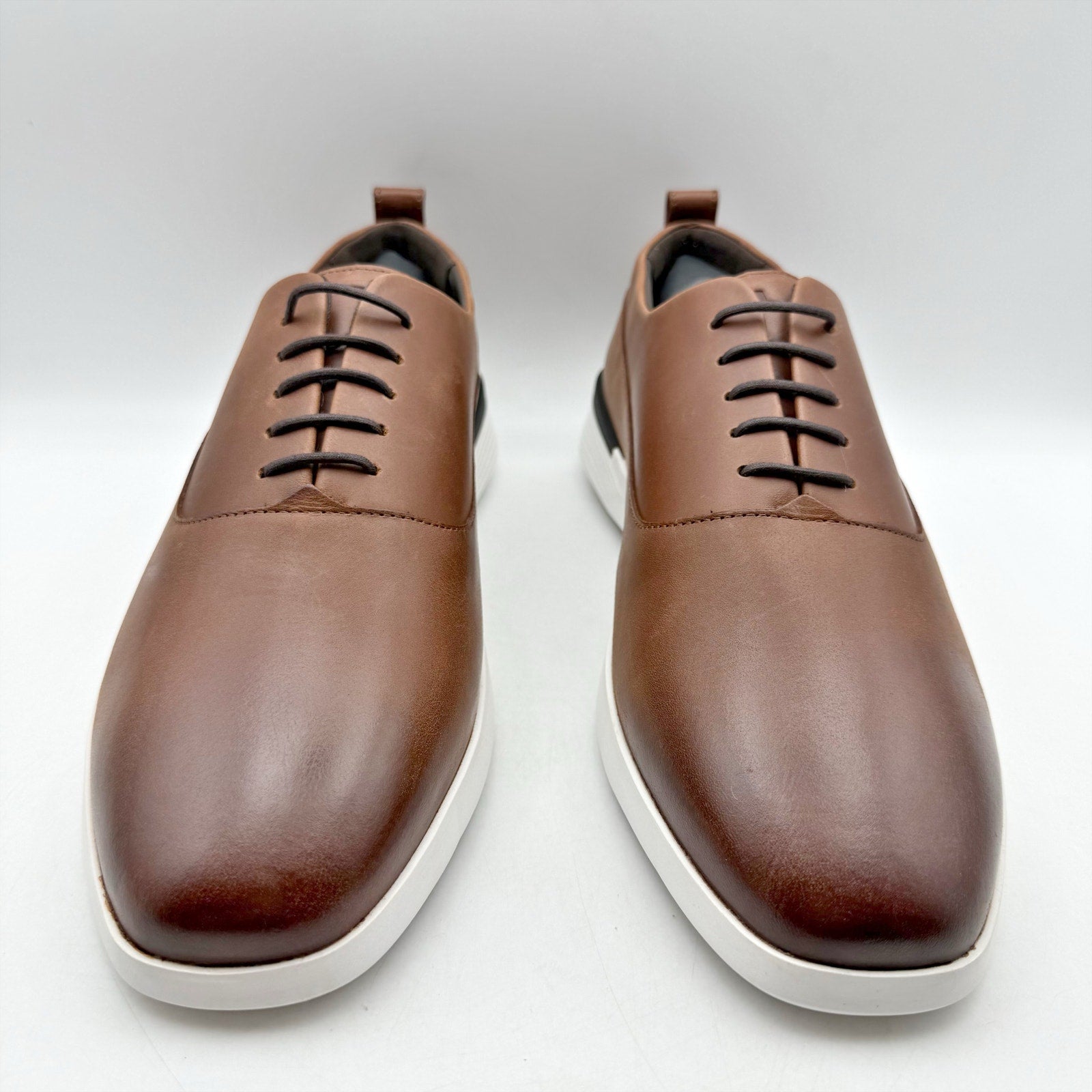 Wolf & Shepherd Men Crossover Longwing Oxford Sneaker 11.5 M Brown Leather NIB