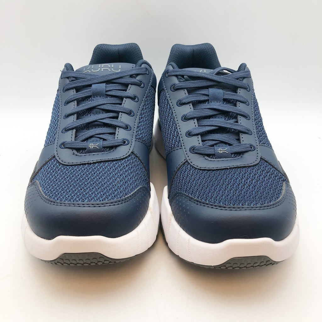 KURU Mens Quantum 2.0 Sneakers Size 12 WIDE EU 46 Indigo Blue Slate Gray NWOB