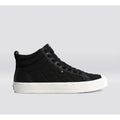 Cariuma Womens OCA High Sneakers Size 8 EU 9 Black Quilted Premium Leather NIB