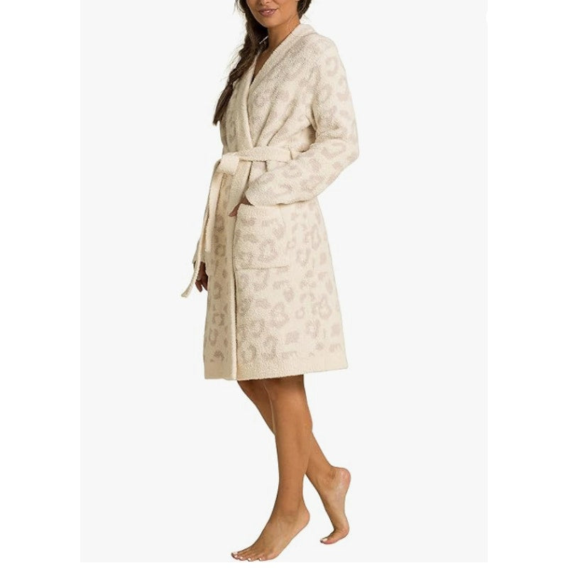 BAREFOOT DREAMS CozyChic Barefoot In The Wild Robe XL Cream Stone NWT
