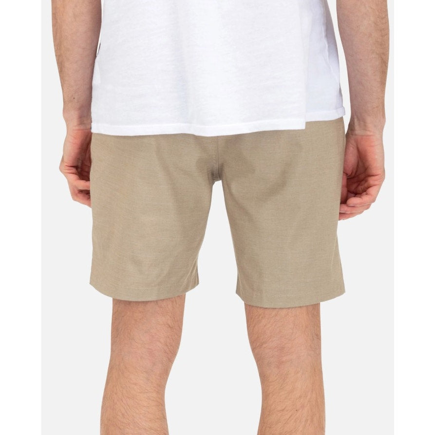 HURLEY Men's H2O-Dri Breathe Walk Shorts Size 31 Khaki Flat Front NWT