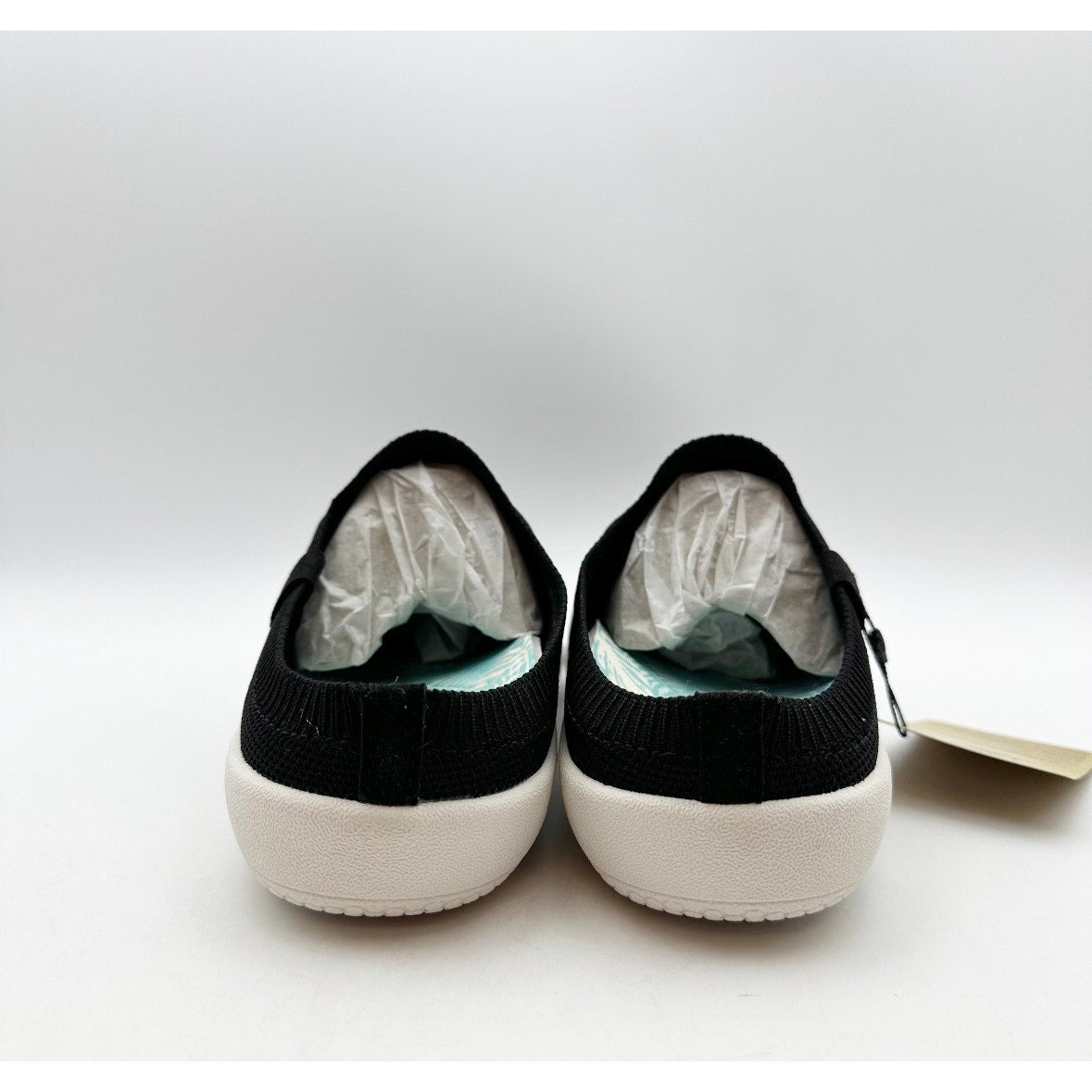 Spenco Womens Blissful Casual Slip On Shoes Size 6.5 WIDE Black Mules NIB