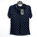 CALLAWAY Womens Opti-Dri Golf Polo Shirt XL Black Caviar Geometric Print NWT