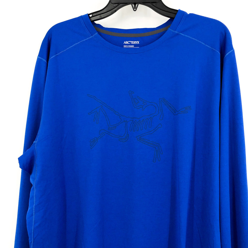 ARC'TERYX Men's Archaeopteryx Long Sleeve T-Shirt XL Blue Crewneck NWOT