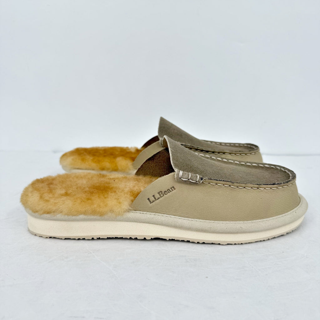 L.L.Bean Womens Wicked Good Slippers Size 8 M Suede Slip On NIB