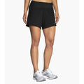 BROOKS Womens Chaser 5" Running Shorts Small Black Athletic Lightweight NWT