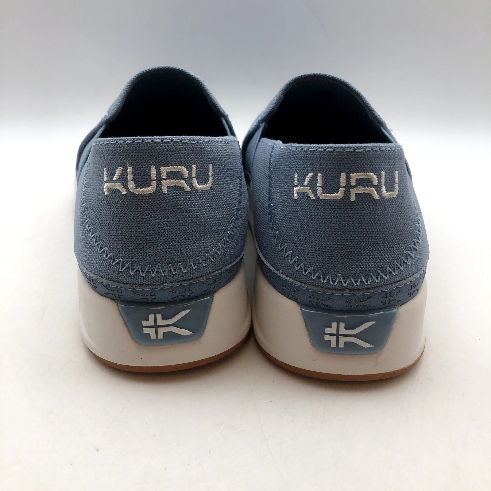 KURU Womens Roam Atla Slip On Sneaker Size 7.5 Blue Fog Bright White NIB