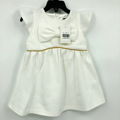 BARDOT Toddler Girls Waffle-Knit Mini Dress 24 Months Gardenia White NWT