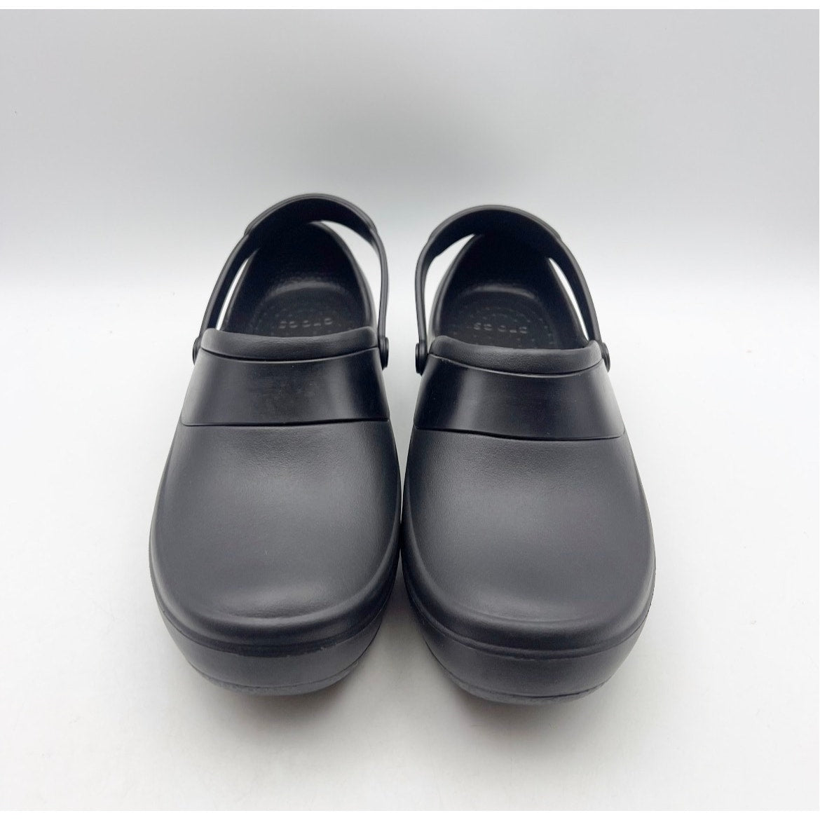Crocs Women's Mercy Work Clogs Size 9 Black Slip On Slip Resistant NWOB