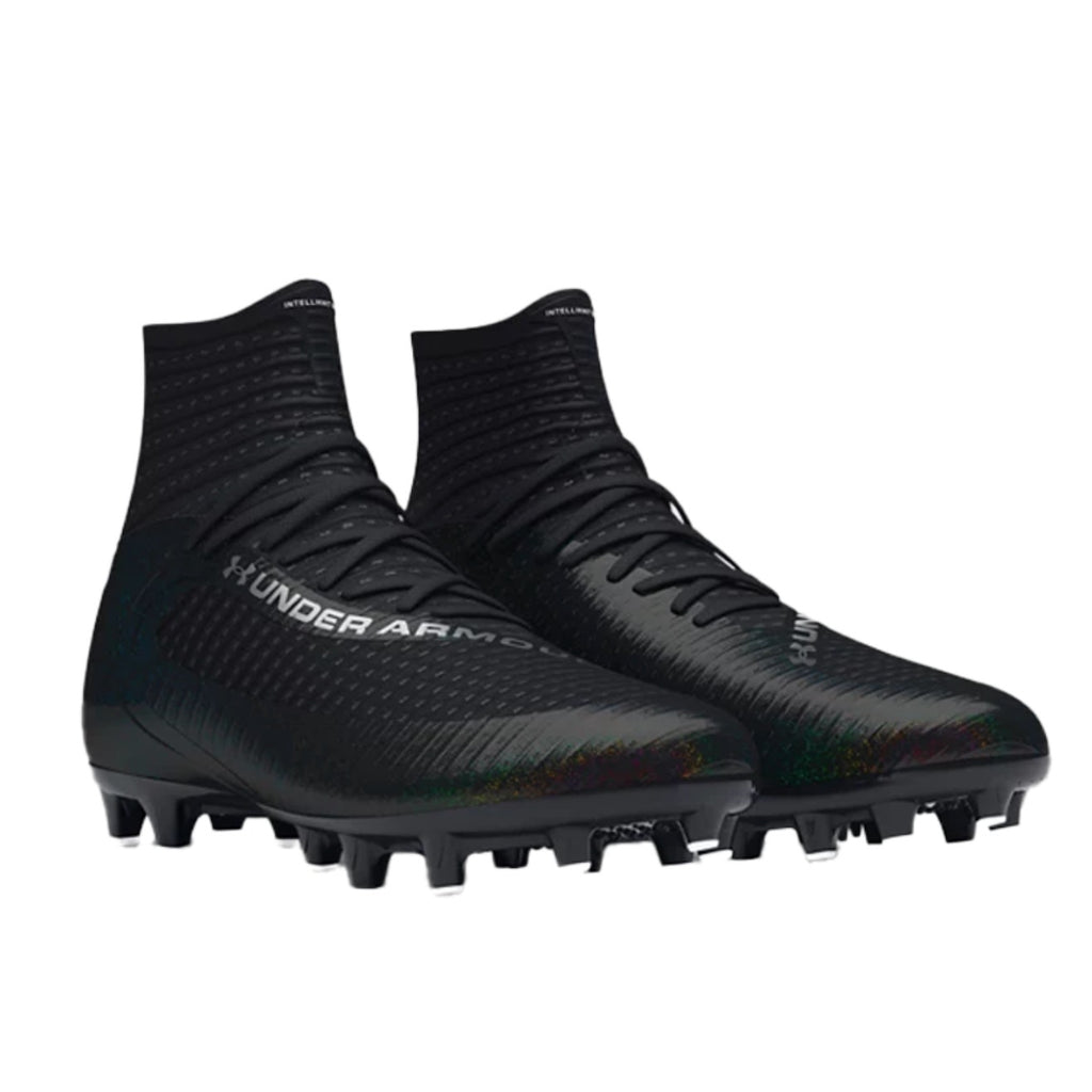 Under Armour Men's Highlight MC 2.0 High Top Football Cleats Size 11 Black NWOB