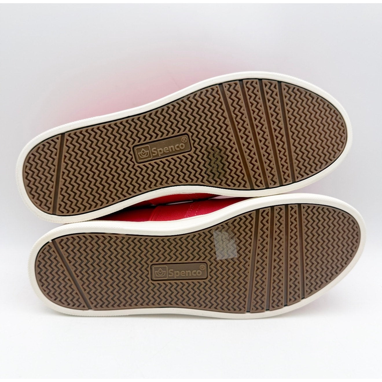Spenco Women's Waterfront Canvas Slip On Sneaker Size 7 Red Pink Bittersweet NIB
