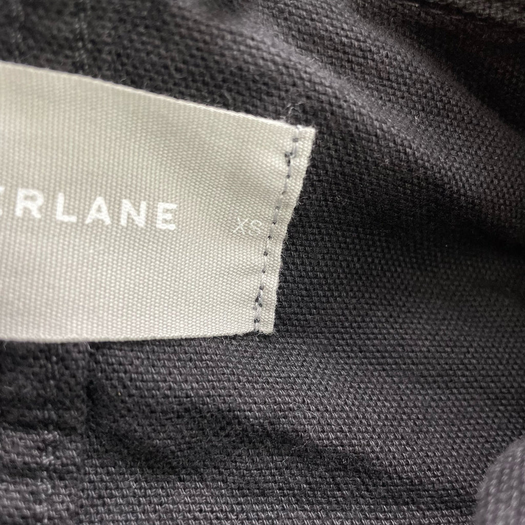 Everlane Womens The Cinchable Chore Jacket XS Black Cotton Canvas NWT