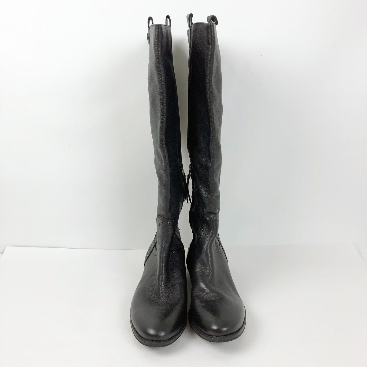 Sam Edelman Womens Prina 2 Knee High Boots 9.5 M WIDE CALF Black Leather NWOB