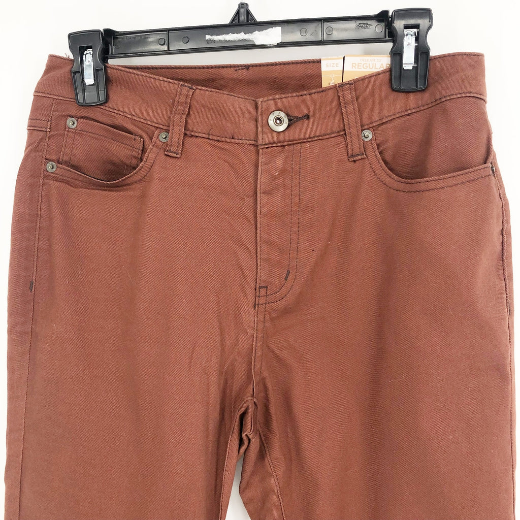 PRANA Womens Kayla Skinny Jeans 27x32 US 4 Brown Manzanita High Rise Stretch NWT