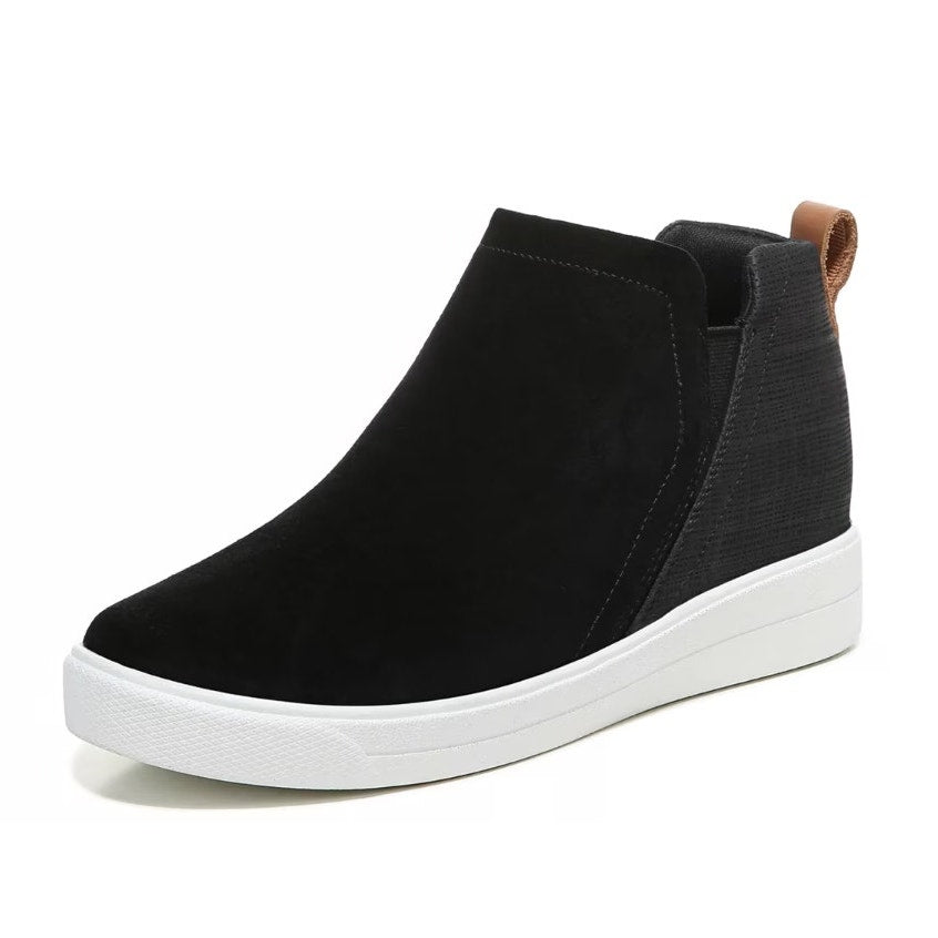 Ryka Womens Vera Wedge Casual Sneakers US 8.5 M EU 38.5 Black Knit NIB