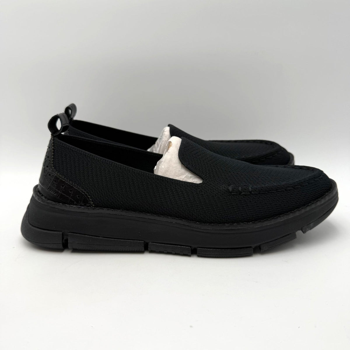 Cole Haan Womens ZeroGrand Rella Stitchlite Venetian Loafers Size 7.5 Black NIB
