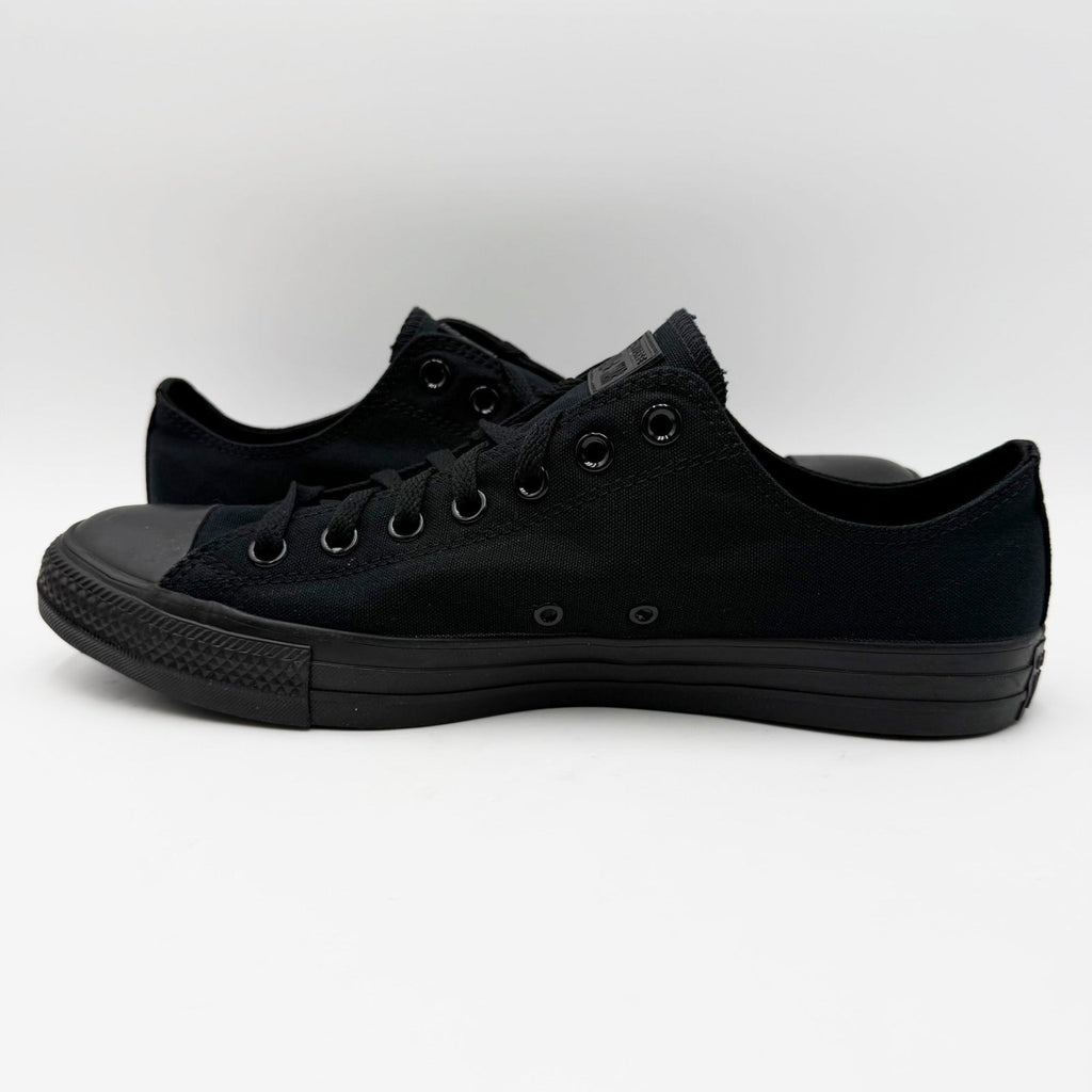Converse Mens Chuck Taylor All Star Low Sneakers Size 10.5 Black Monochrome NWOB