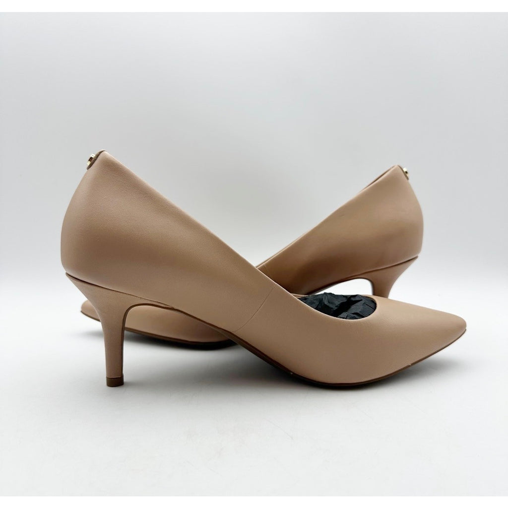 Cole Haan Womens Go-to Park Pump Size 7.5 EU 38 Tan Nude Leather 65 mm Heels NIB