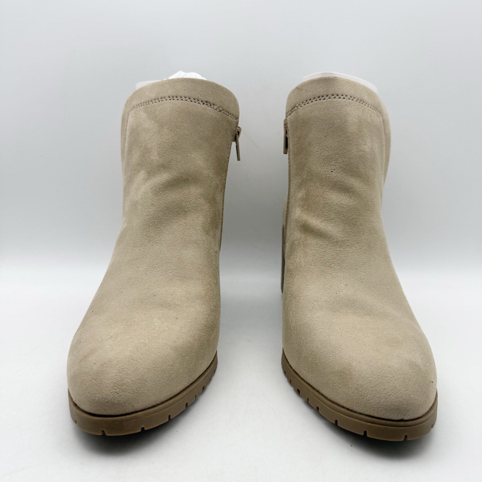 LifeStride Womens Maggie Ankle Booties US 10 M EU 41 Light Brown NIB