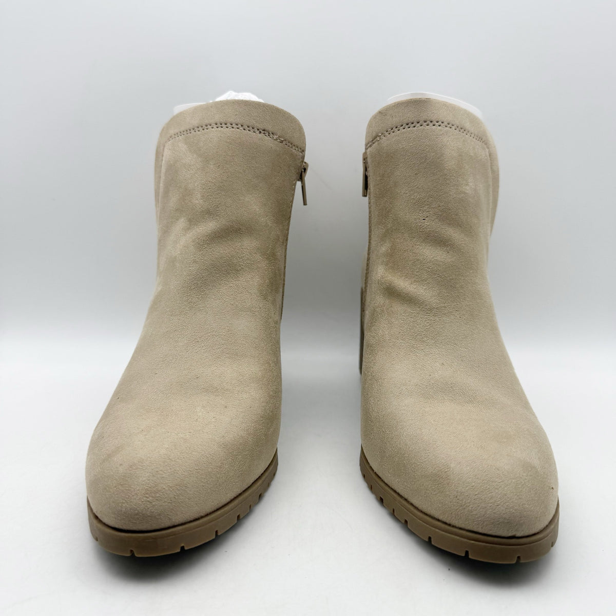 LifeStride Womens Maggie Ankle Booties Size 10 M EU 41 Light Brown NIB