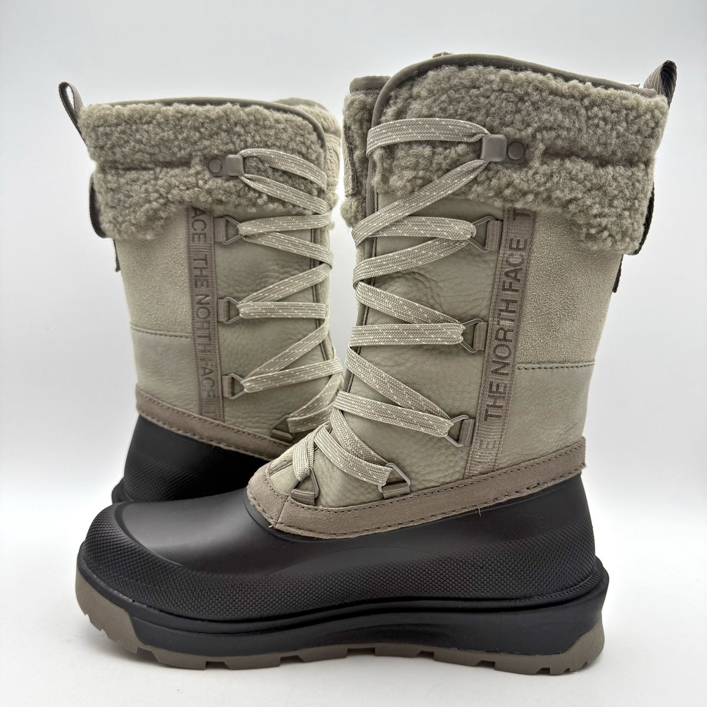 The North Face Womens Shellista V Mid Winter Boots US 6.5 Grey WP Insulated NIB