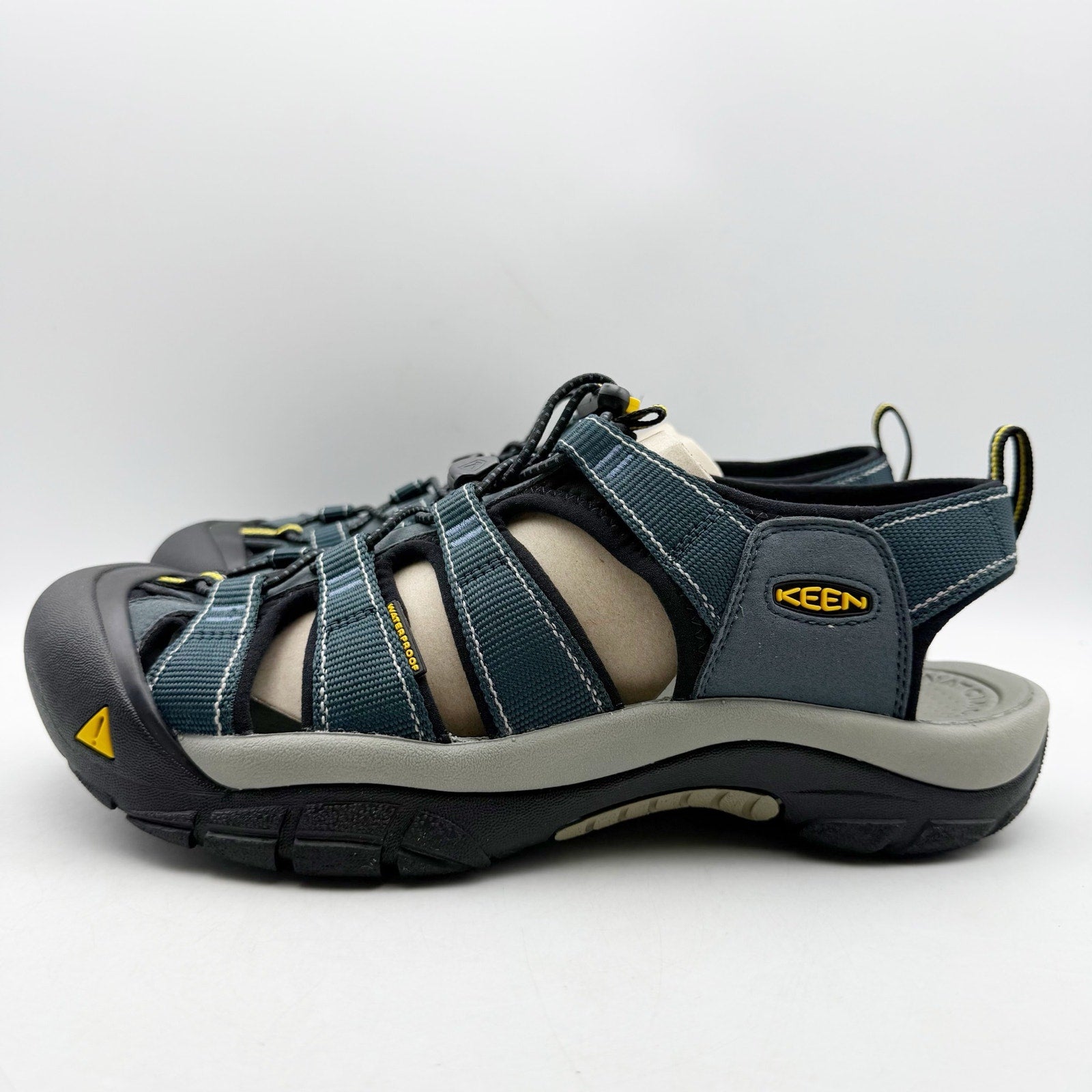 Keen Mens Newport H2 Sandals US 12 EU 46 Blue Black Water-Resistant Hybrid NIB