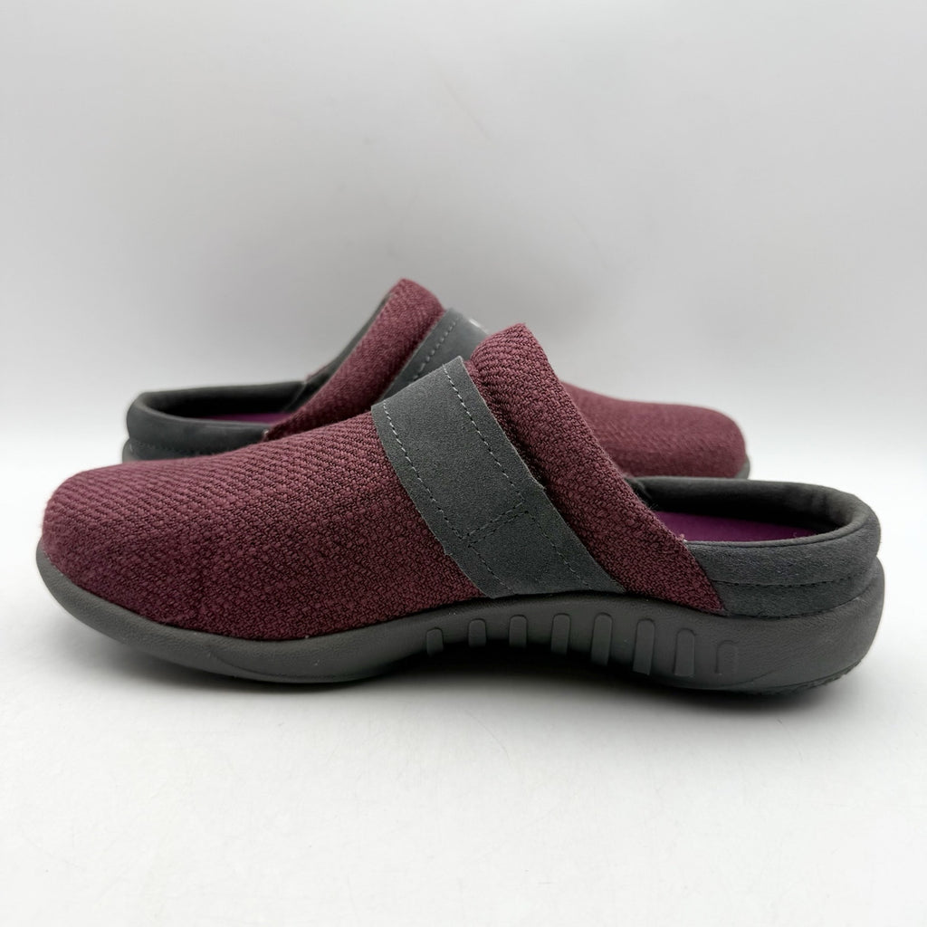 Spenco Womens Aria Slip-On Shoes Size 6.5 B EU 37 Mulberry Purple NIB