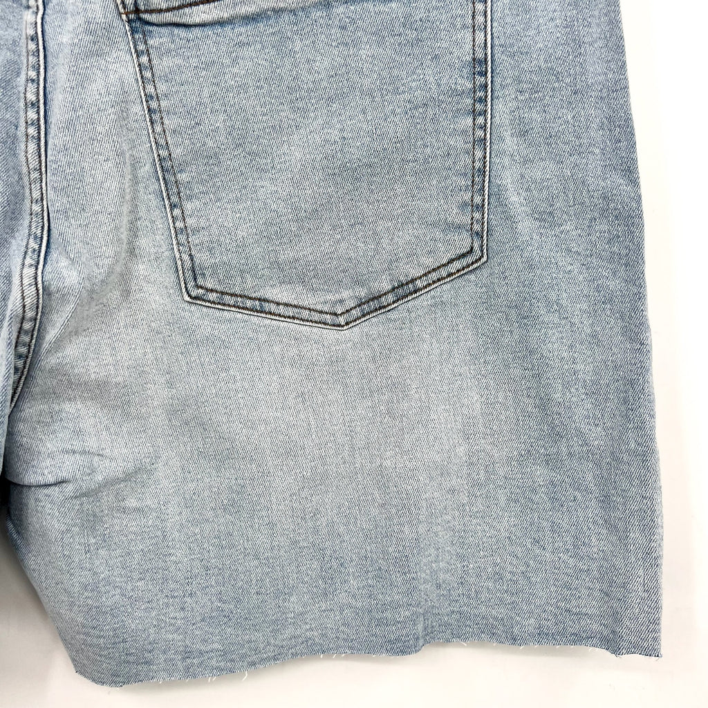 KUT FROM THE KLOTH Hailey Cutoff Denim Shorts Size 18 Openness High Waist NWT