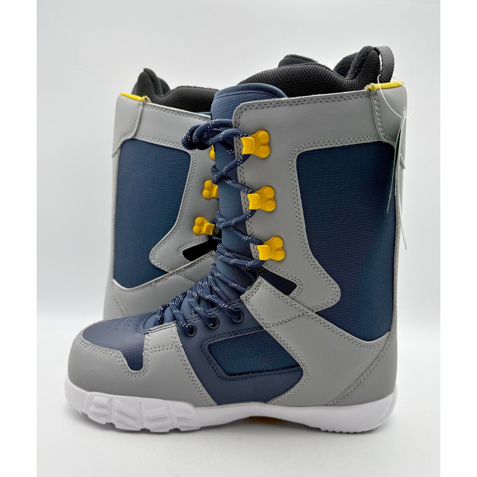 DC Mens Phase Lace Snowboard Boots US 7M EU 39 Navy Grey NIB