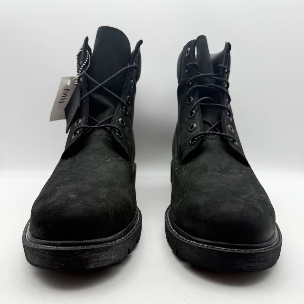 Timberland Mens Classic 6" Boots US 11 M EU 45 Black Nubuck Waterproof NIB