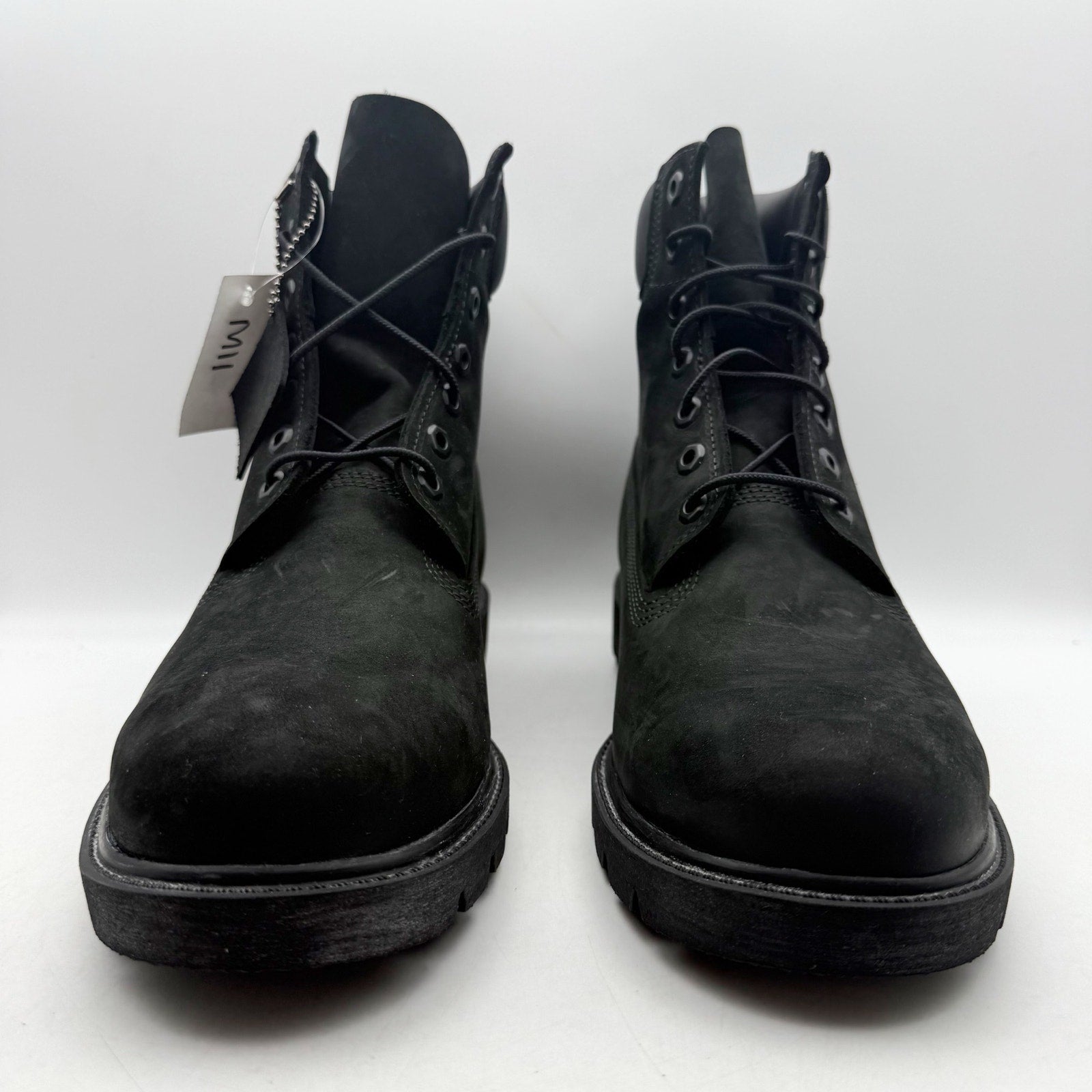 Timberland Mens Classic 6" Boots US 11 M EU 45 Black Nubuck Waterproof NIB