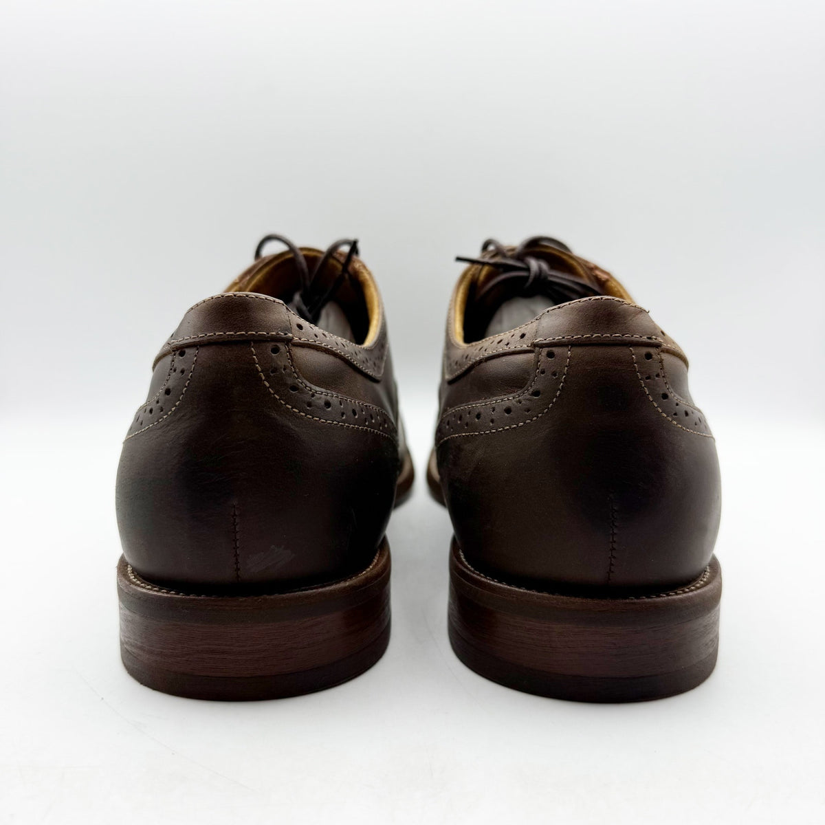 Florsheim Mens Cap Toe Bal Oxford Dress Shoes Size 14 Brown Leather Lace Up NWOB